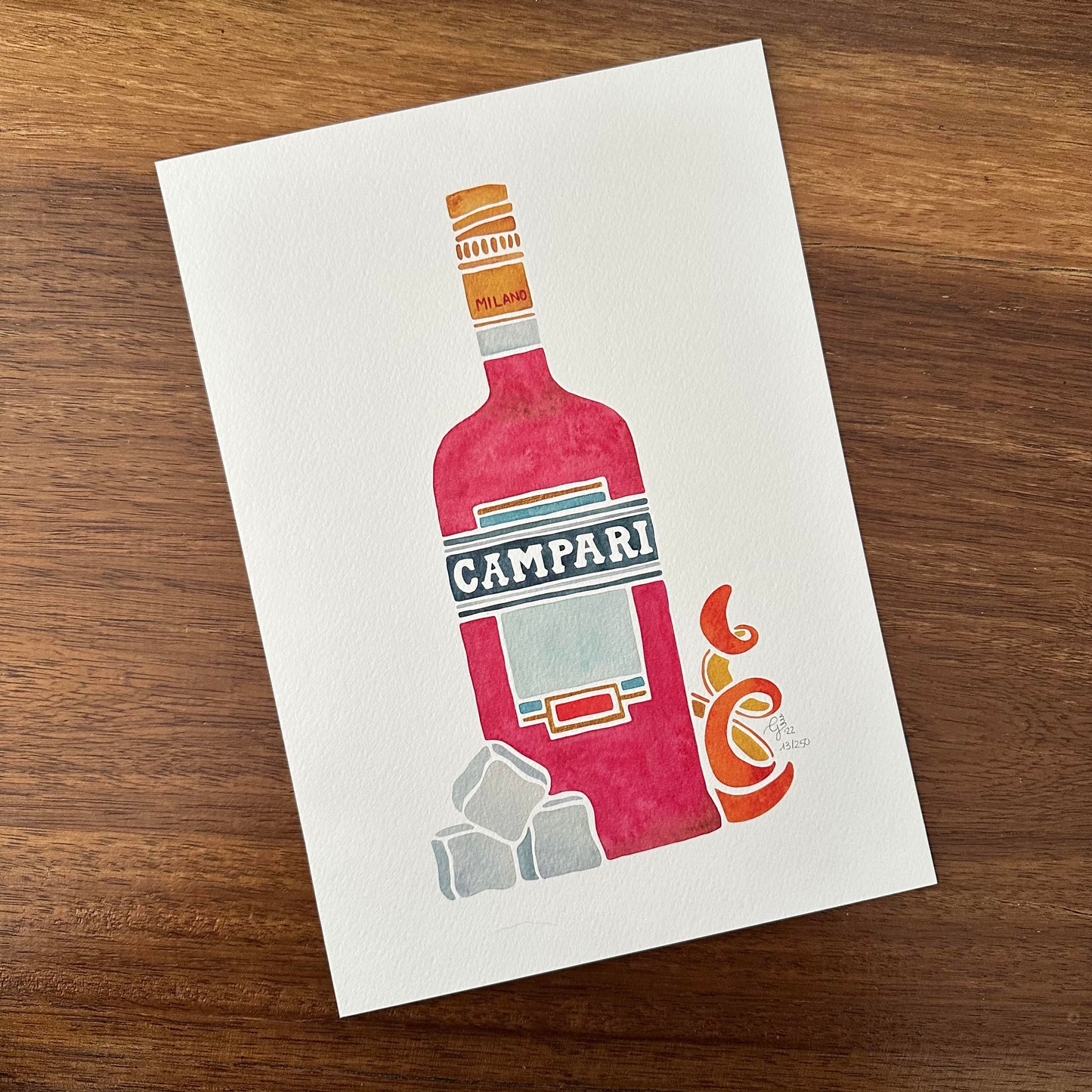 Campari bottle
