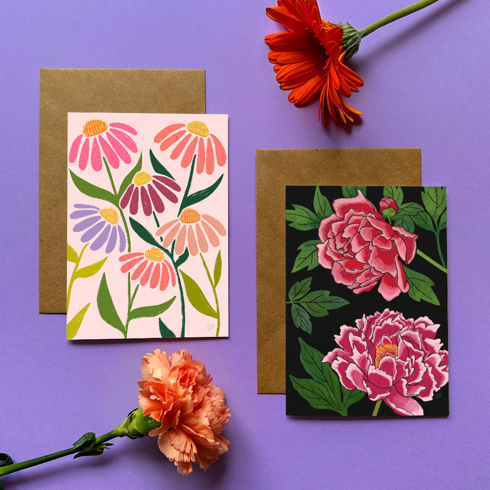 Peonies - Echinacea