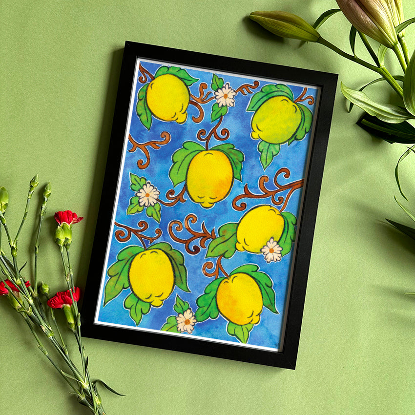 Maiolica lemons