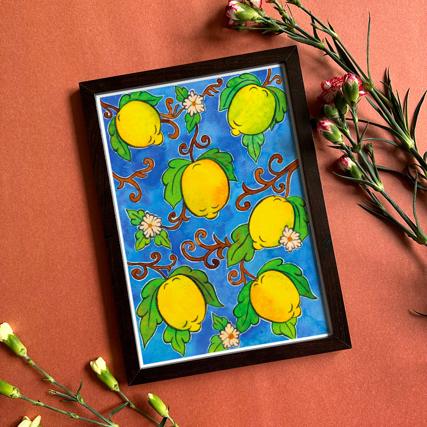 Maiolica lemons
