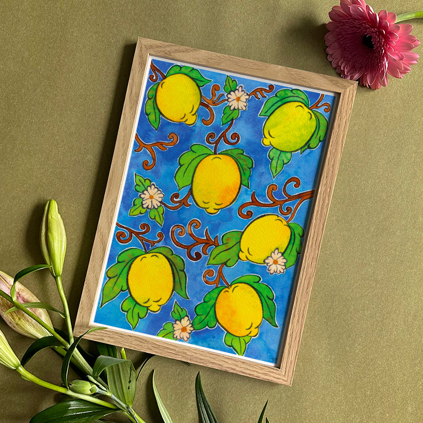 Maiolica lemons