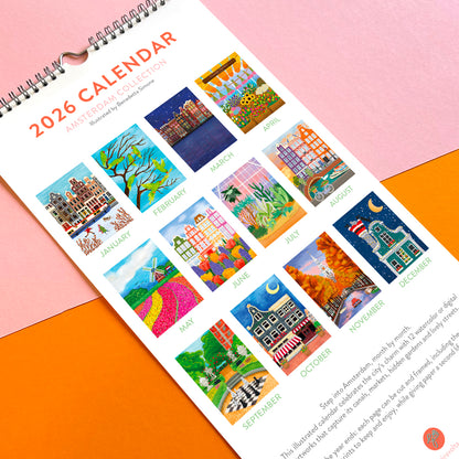 Amsterdam calendar 2026