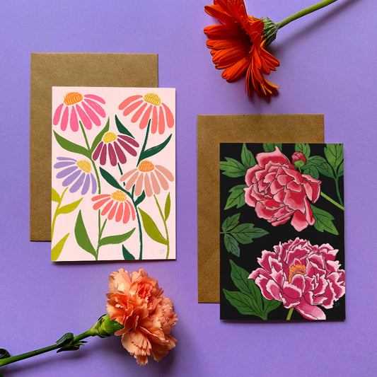 Peonies - Echinacea