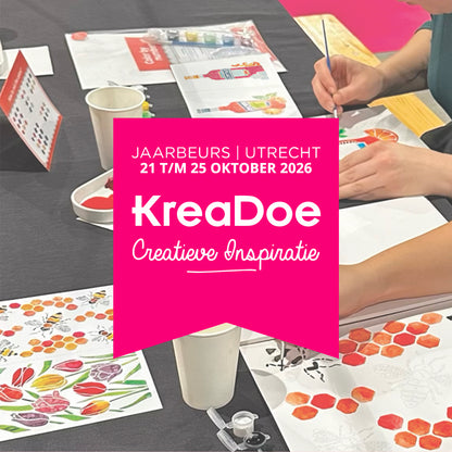 Gouache colour by numbers workshop – KreaDoe