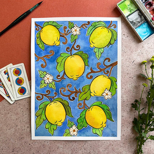 Maiolica lemons original