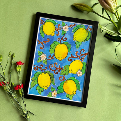 Maiolica lemons