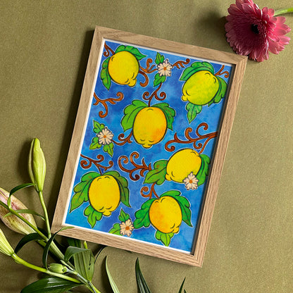 Maiolica lemons