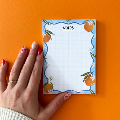 Oranges A6 notepad
